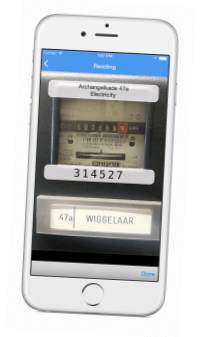 Screenshot meterregistratie